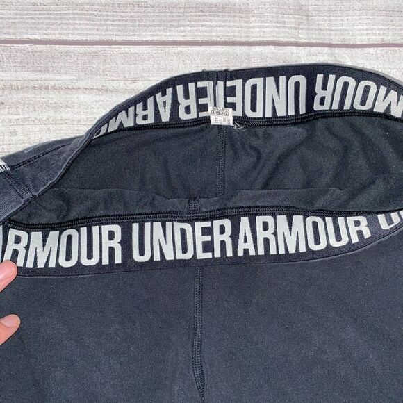 Under Armour charged women S pull on compression leggings B&W - Picture 5 of 9